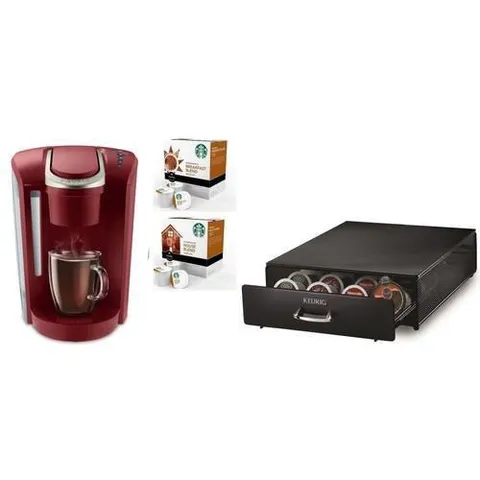 K-Select Red Programmable Single-Serve Coffee Maker