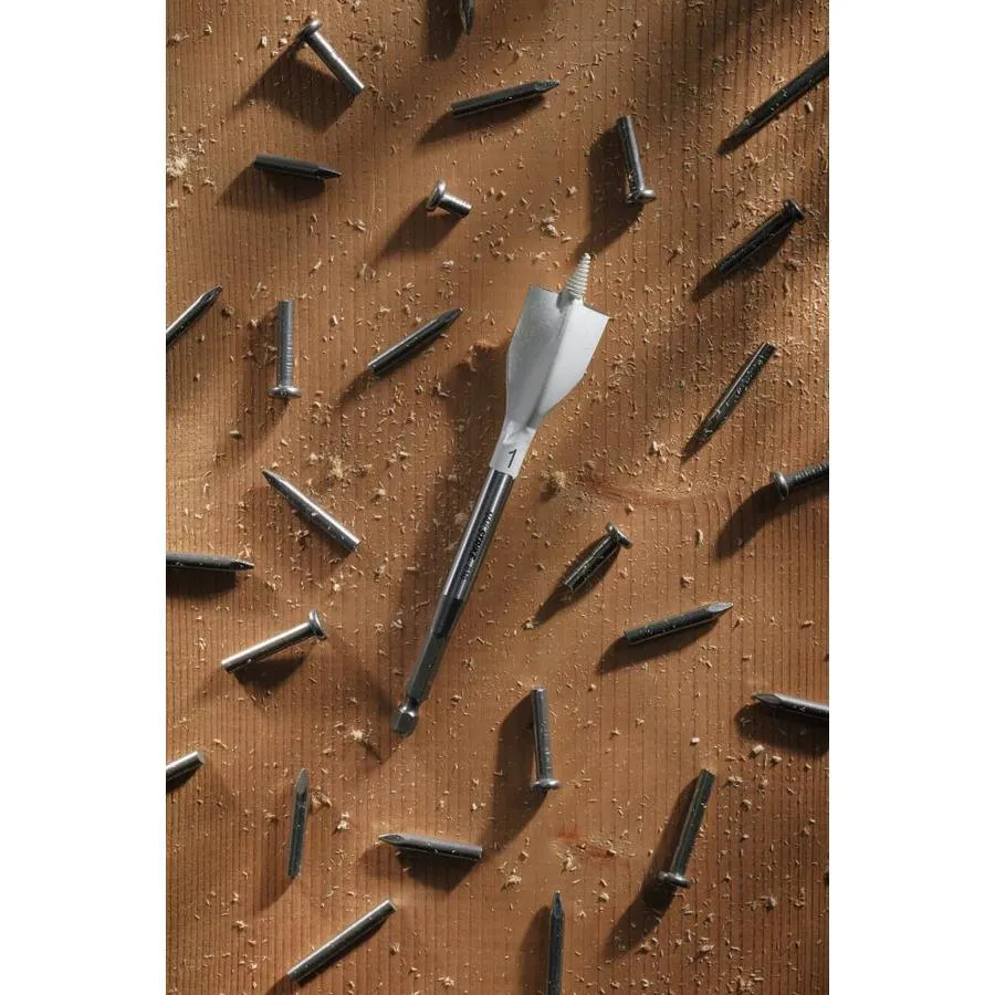Bosch Nail Strike 6-Piece Assorted Woodboring Spade Drill Bit Set, photo 2 of 15