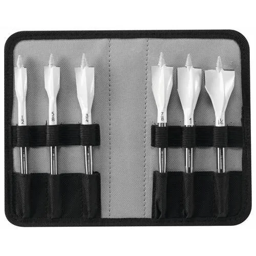 Bosch Nail Strike 6-Piece Assorted Woodboring Spade Drill Bit Set, photo 15 of 15