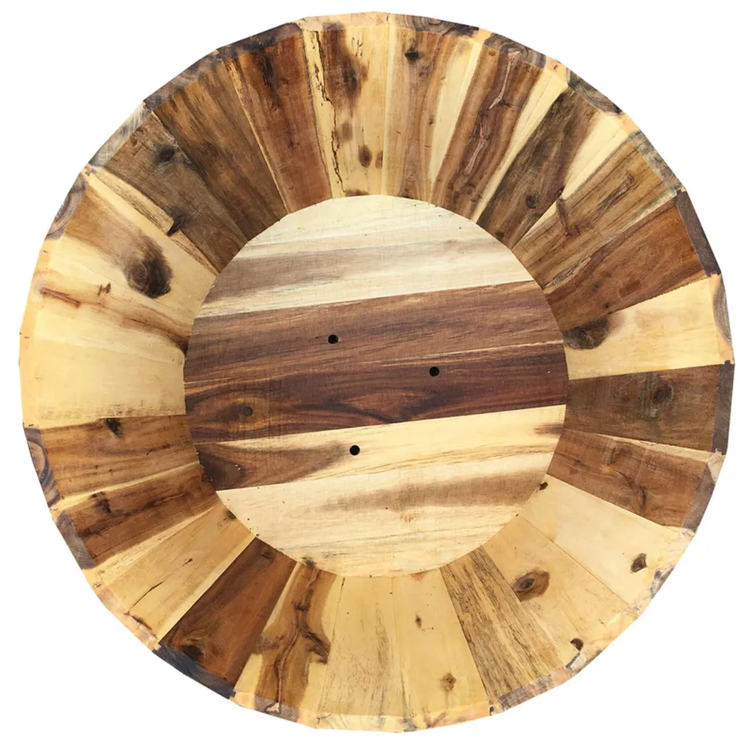 Avera Products 12 in. H X 21 in. W X 21 in. D Wood Traditional Planter Natural, photo 2 of 2