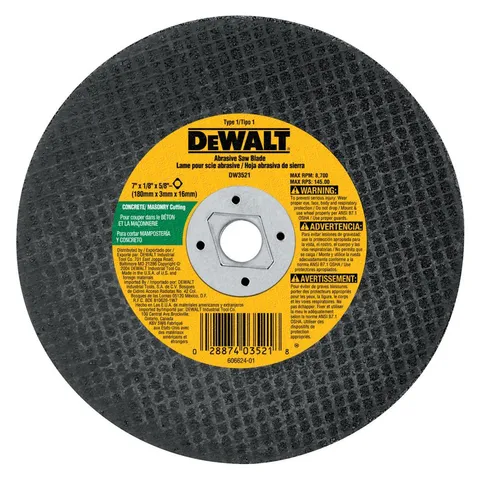 Silicon Carbide 7-in Cutting/Grinding Wheel, Type 27, 5/8-in Arbor