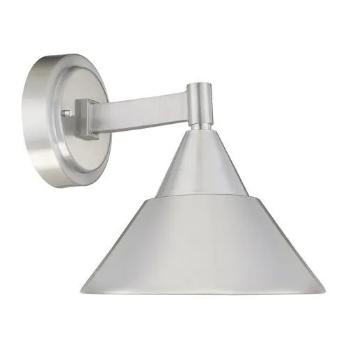 Designers Fountain Fremont 8.5-in H Brushed Aluminum LED Outdoor Wall Light ENERGY STAR, photo 4 of 4