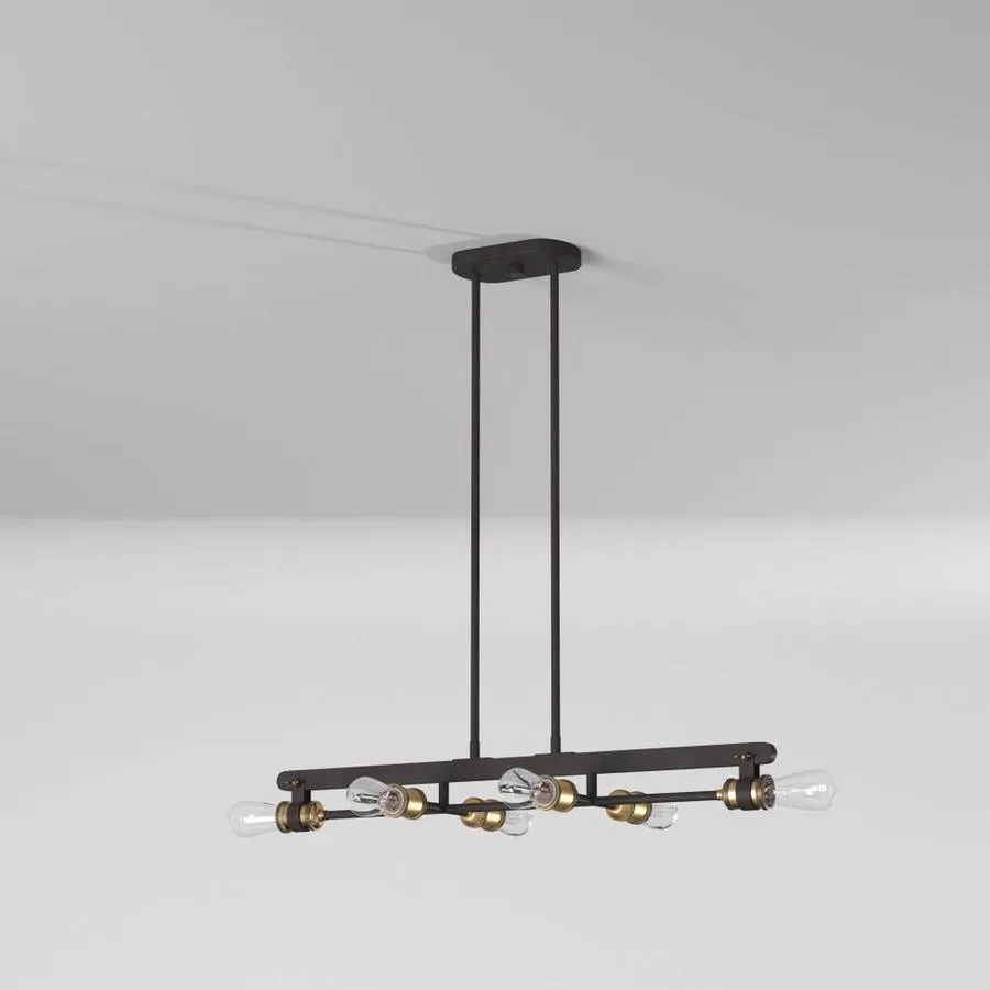 Designers Fountain -Mile Vintage Bronze Vintage Linear Kitchen Island Light, photo 5 of 10