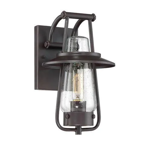 Designers Fountain Stonyridge 13-in H Satin Bronze Medium Base (E-26) Outdoor Wall Light, photo 2 of 2