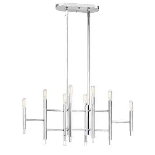 Designers Fountain Jessa Chrome Mid-century Geometric Kitchen Island Light, photo 2 of 2