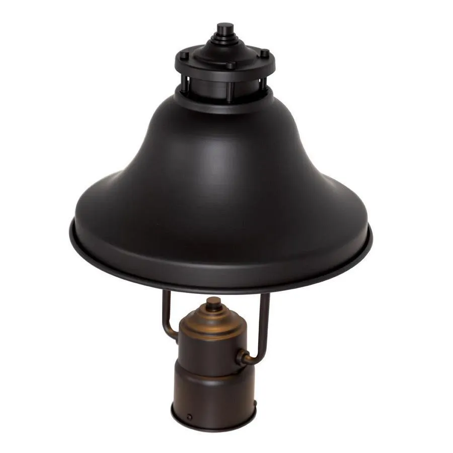 Designers Fountain Bayport 100-Watt 15.25-in Bronze Traditional Post Light, photo 3 of 8