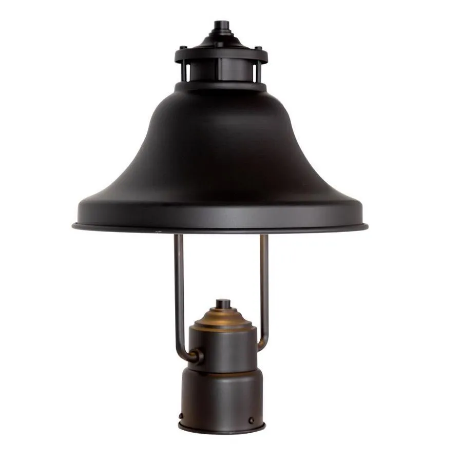 Designers Fountain Bayport 100-Watt 15.25-in Bronze Traditional Post Light, photo 4 of 8