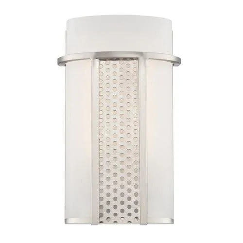 Designers Fountain Lucern 6.5-in W 1-Light Satin Platinum Modern/Contemporary Wall Sconce ENERGY STAR, photo 4 of 4