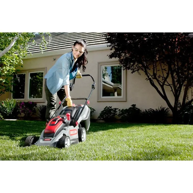 Oregon 16 in. 40-Volt Brushless Lithium-Ion Cordless Battery Walk Behind Push Lawn Mower - Battery and Charger Not Included, photo 2 of 3
