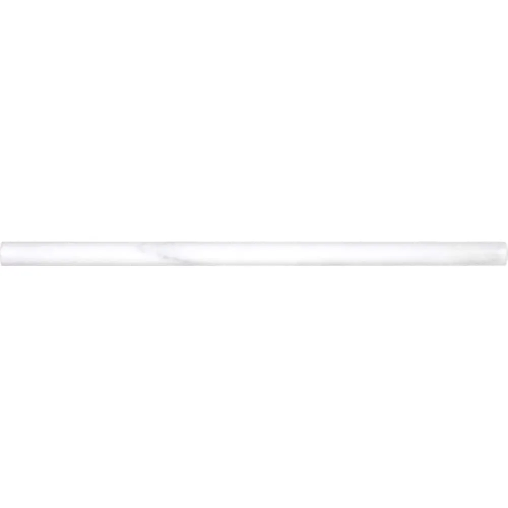 Satori Venatino Polished Natural Stone Marble Pencil Liner Tile (5/8-in x 12-in), photo 7 of 10
