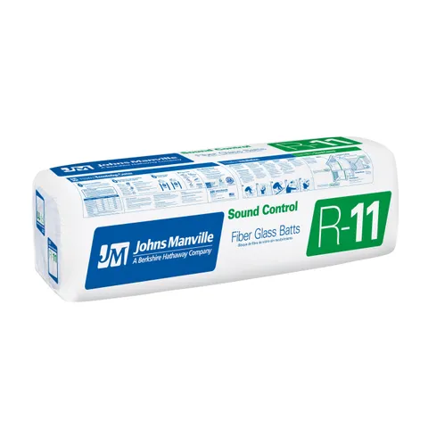 R-11 Unfaced Fiberglass Batt Wall Insulation, 175-sq ft Coverage