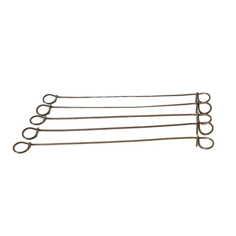 16-Gauge 6 in. Pre-Cut Rebar Wire Ties, 100-Pack