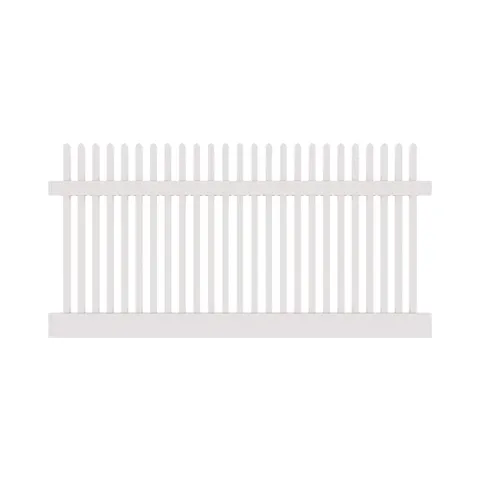 Keswick White Vinyl Fence Panel