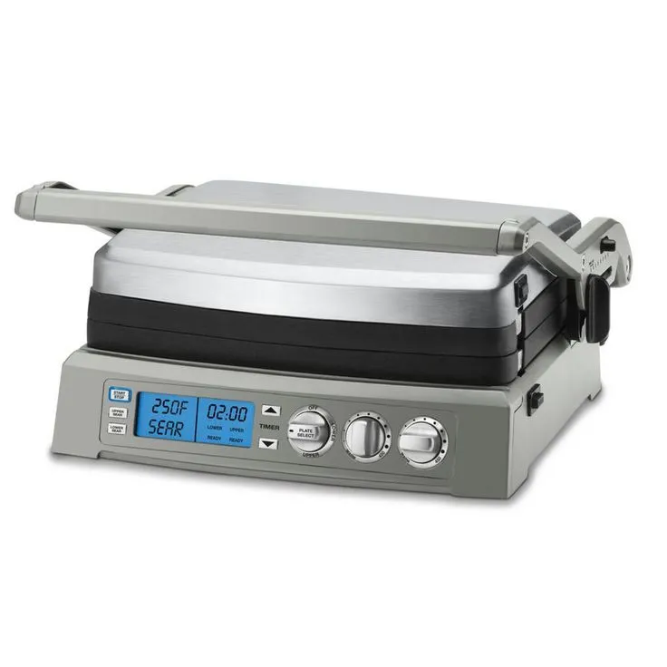 Griddler Elite 240 sq. in. Brushed Stainless Steel Non-Stick Indoor Grill, photo 2 of 4