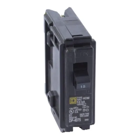 Homeline 15A Single-Pole Circuit Breaker