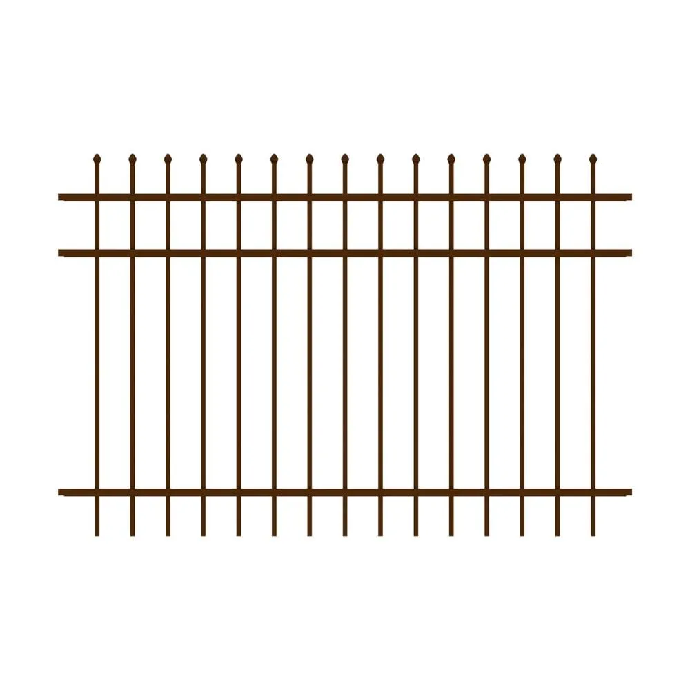 IronCraft Orleans 4 ft. H x 6 ft. W Bronze Powder-Coated Aluminum Decorative Fence Panel, photo 2 of 4