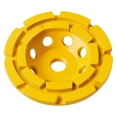 Diamond 7-in Grinding Wheel, 5/8-in Arbor, Double-Rim