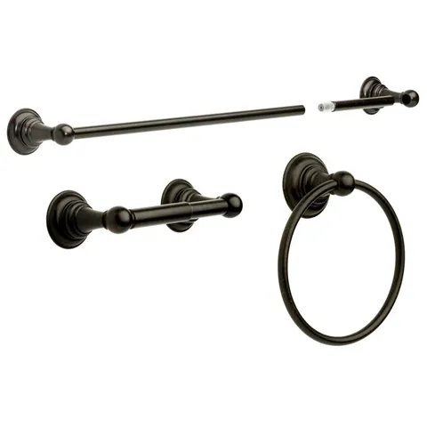 Providence 3-Piece Bathroom Hardware Set, Venetian Bronze