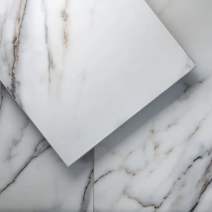 Lucida Surfaces TerraCore Calacatta 12 in. W x 24 in. L Click-Lock Luxury Vinyl Tile (16 sq.ft. / Case), photo 4 of 7