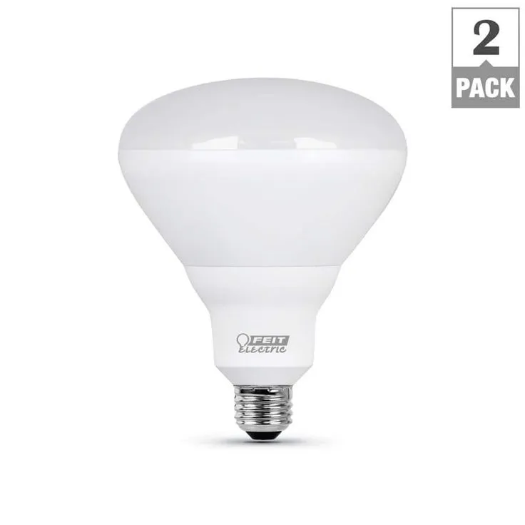 Feit Electric 65-Watt Equivalent BR40 Dimmable CEC Title 20 Compliant LED ENERGY STAR 90+ CRI Flood Light Bulb, Daylight (2-Pack), photo 2 of 8