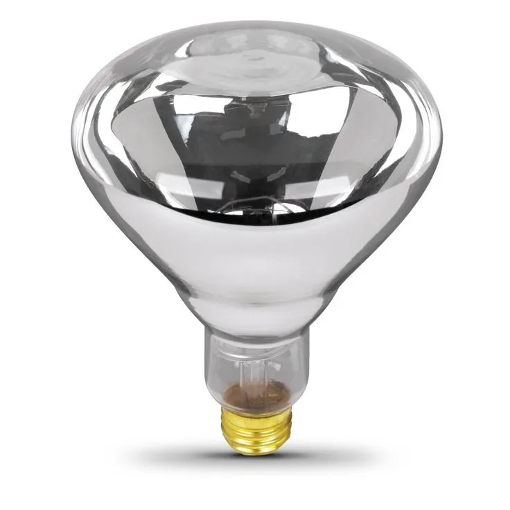 Feit Electric 250-Watt Clear BR40 Dimmable Incandescent 120-Volt Infrared Heat Lamp Light Bulb (1-Bulb), photo 4 of 4