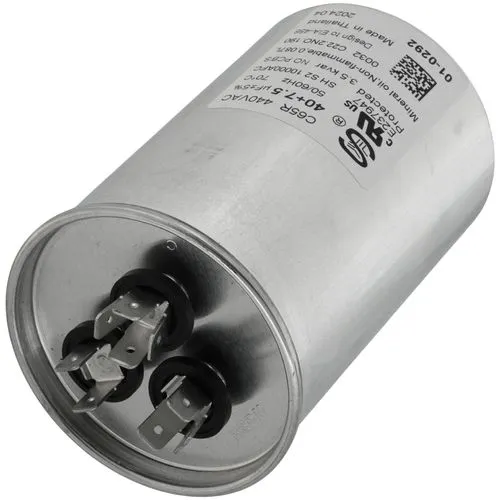 Nordyne 01-0292 40/7.5 MFD Dual Round Capacitor (440V), photo 2 of 3