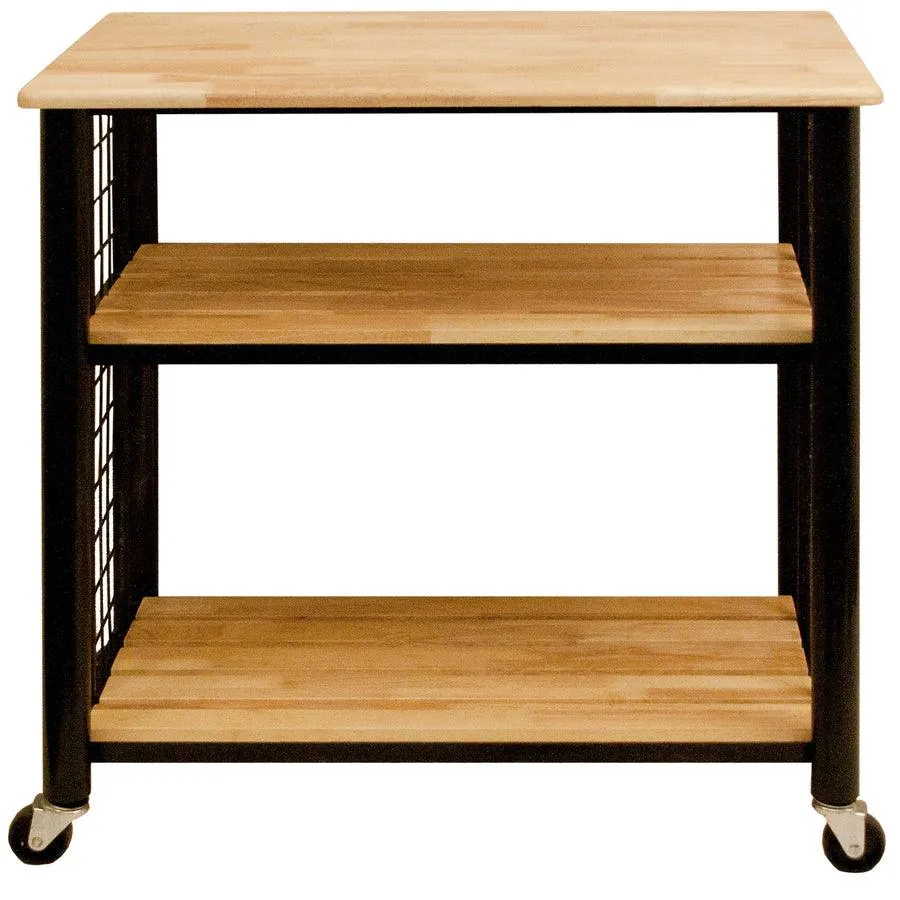 Catskill Craftsmen Natural Base with Birch Top Kitchen Cart (23.5-in x 35.5-in x 35.25-in), photo 2 of 3