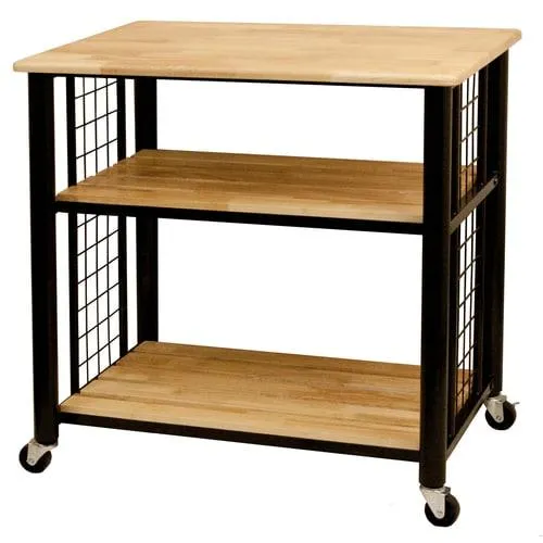 Catskill Craftsmen Natural Base with Birch Top Kitchen Cart (23.5-in x 35.5-in x 35.25-in), photo 3 of 3