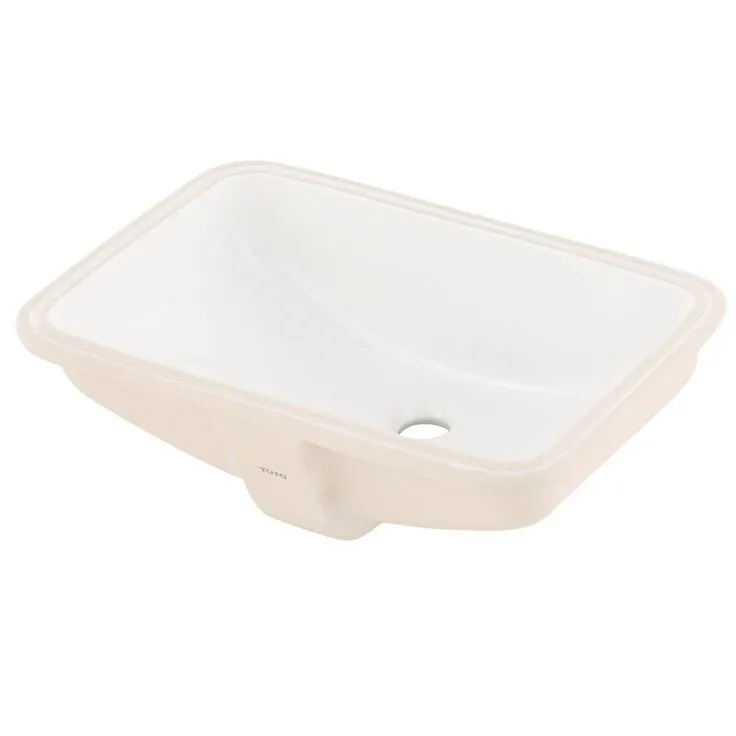 TOTO 19 in. Undermount Bathroom Sink with CeFiONtect in Cotton White, photo 5 of 5