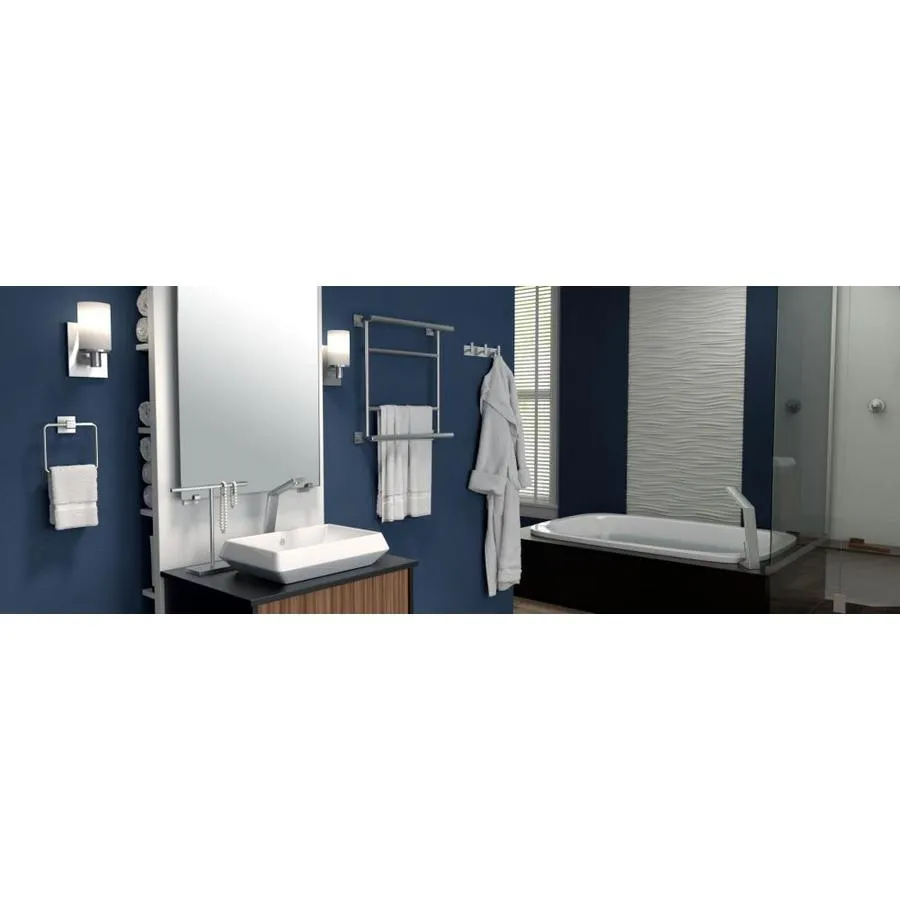Gatco 4-Piece Elevate Satin Nickel Decorative Bathroom Hardware Set, photo 4 of 8