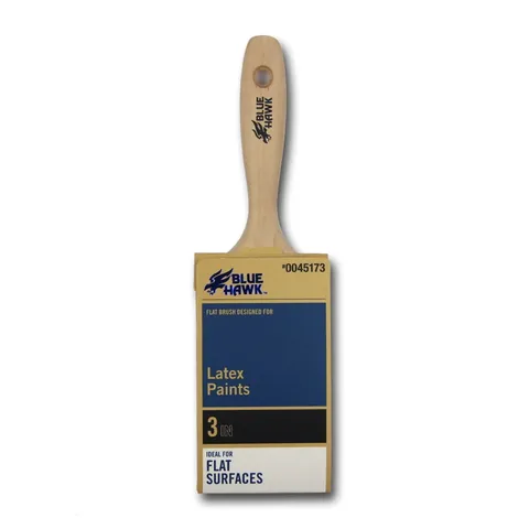 3-in Polyester Flat Paint Brush