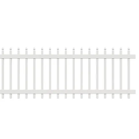 Newport Vinyl Picket Fence Panel