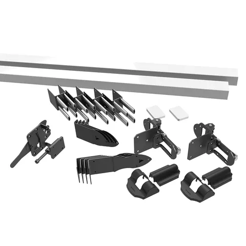 Brighton Vinyl Flat-top Fence Gate Kit 6 × 3 ft to 5-ft