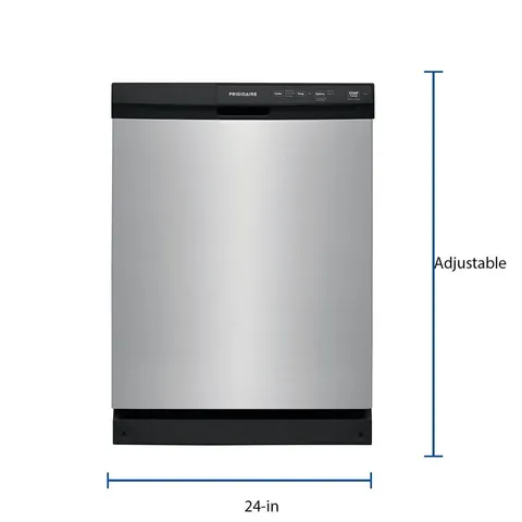 60-Decibel Front Control 24-in Built-In Dishwasher