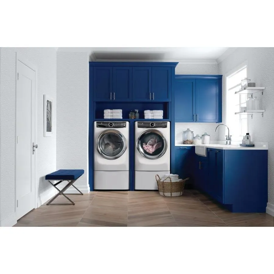 Electrolux 4.4-cu ft High Efficiency Stackable Steam Cycle Front-Load Washer (Island White) ENERGY STAR, photo 9 of 21