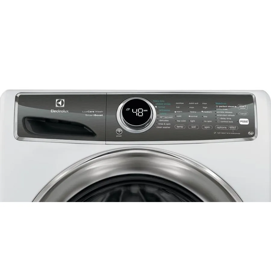 Electrolux 4.4-cu ft High Efficiency Stackable Steam Cycle Front-Load Washer (Island White) ENERGY STAR, photo 4 of 21
