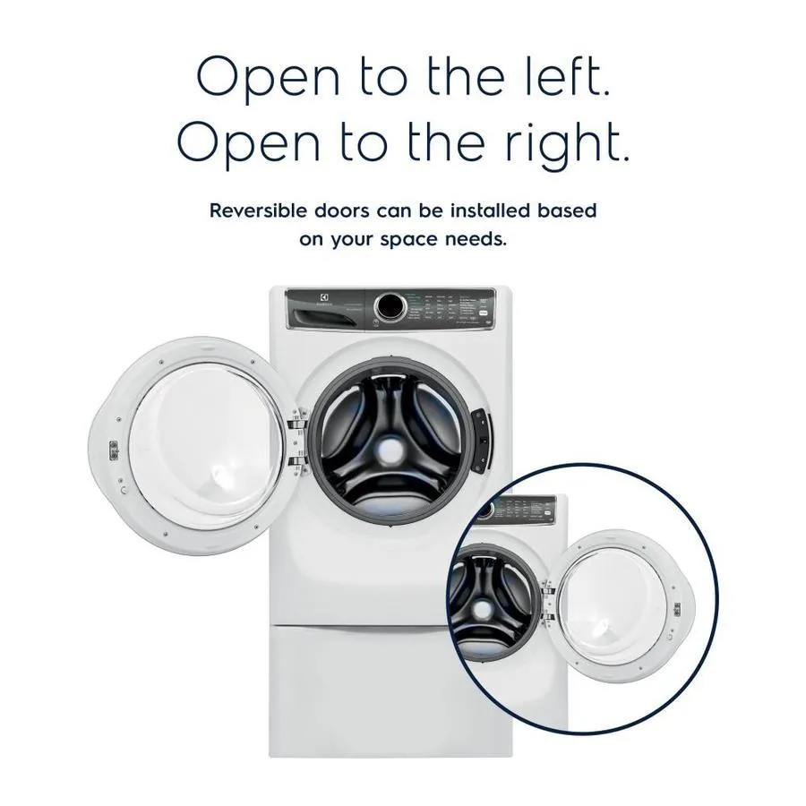 Electrolux 4.4-cu ft High Efficiency Stackable Steam Cycle Front-Load Washer (Island White) ENERGY STAR, photo 5 of 21