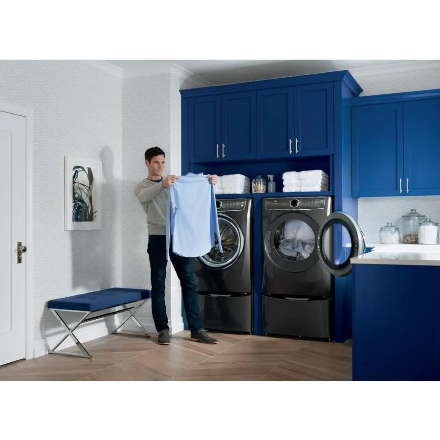 Electrolux 4.4-cu ft High Efficiency Stackable Steam Cycle Front-Load Washer (Titanium) ENERGY STAR, photo 11 of 21