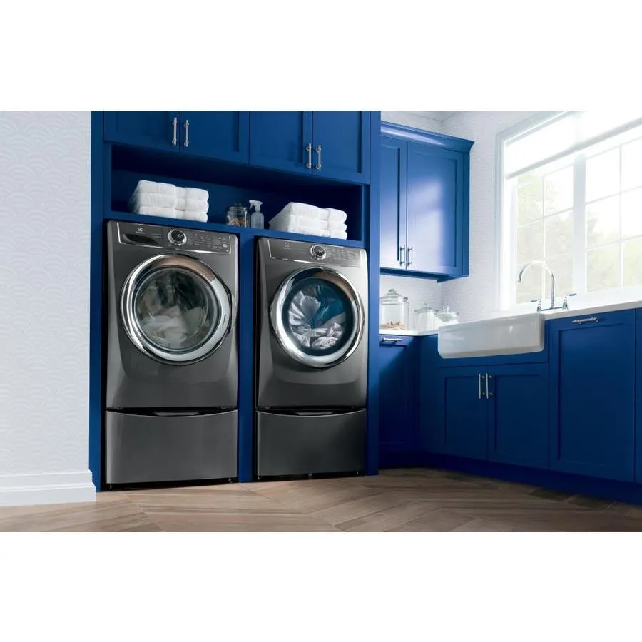 Electrolux 4.4-cu ft High Efficiency Stackable Steam Cycle Front-Load Washer (Titanium) ENERGY STAR, photo 12 of 21