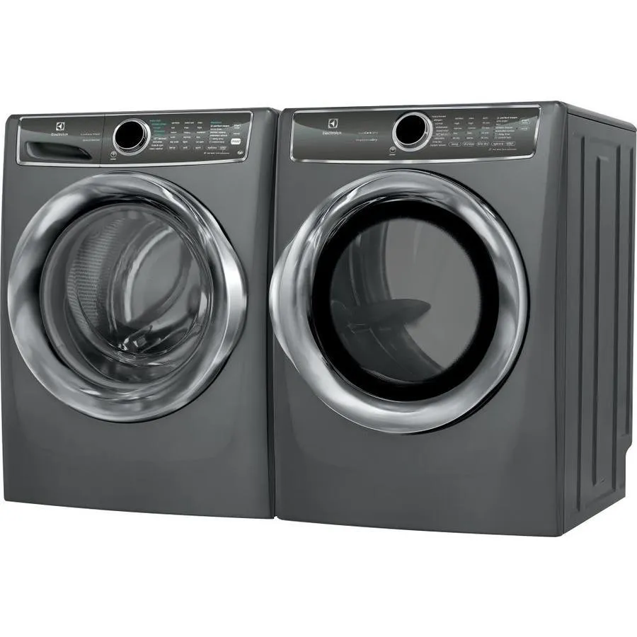 Electrolux 4.4-cu ft High Efficiency Stackable Steam Cycle Front-Load Washer (Titanium) ENERGY STAR, photo 18 of 21