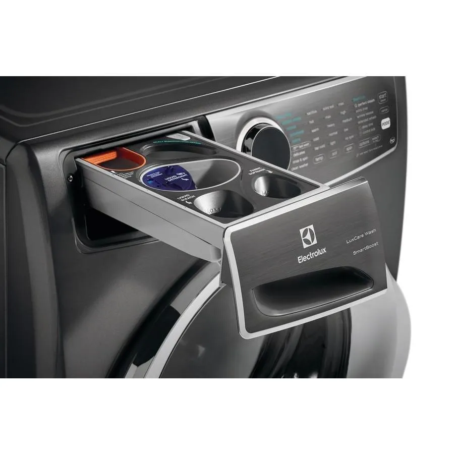 Electrolux 4.4-cu ft High Efficiency Stackable Steam Cycle Front-Load Washer (Titanium) ENERGY STAR, photo 2 of 21
