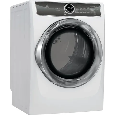8-cu ft Stackable Steam Cycle Electric Dryer (Island White) ENERGY STAR