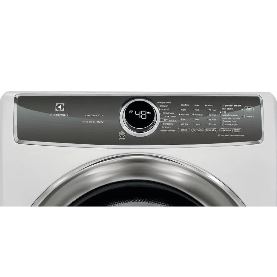 Electrolux 8-cu ft Stackable Steam Cycle Electric Dryer (Island White) ENERGY STAR, photo 4 of 21