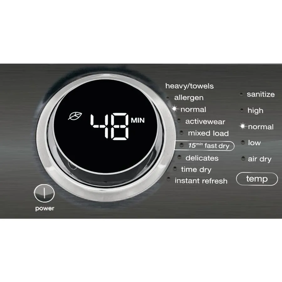 Electrolux 8-cu ft Reversible Side Swing Door Stackable Steam Cycle Gas Dryer (Island White) ENERGY STAR, photo 5 of 19