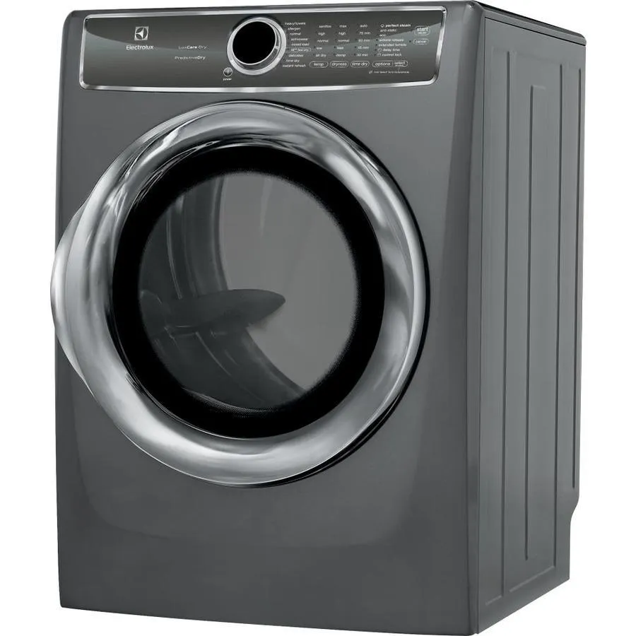 Electrolux 8-cu ft Reversible Side Swing Door Stackable Steam Cycle Gas Dryer (Titanium) ENERGY STAR, photo 2 of 21