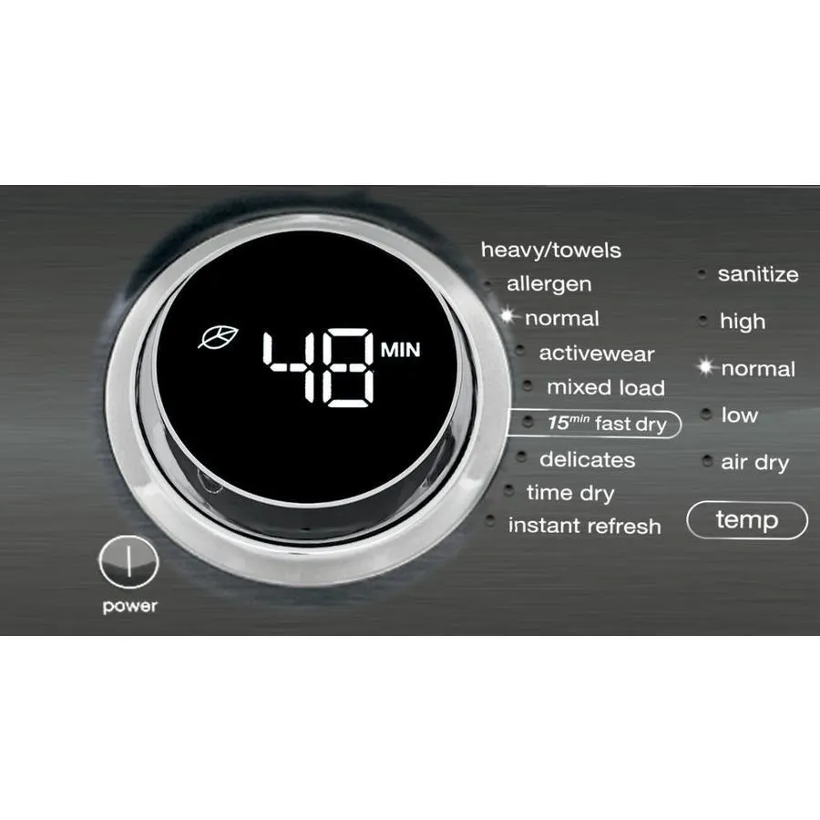 Electrolux 8-cu ft Reversible Side Swing Door Stackable Steam Cycle Gas Dryer (Titanium) ENERGY STAR, photo 5 of 21