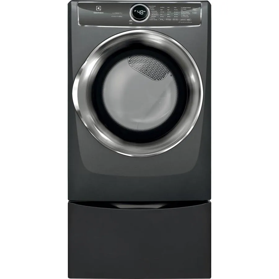 Electrolux 8-cu ft Reversible Side Swing Door Stackable Steam Cycle Gas Dryer (Titanium) ENERGY STAR, photo 7 of 21