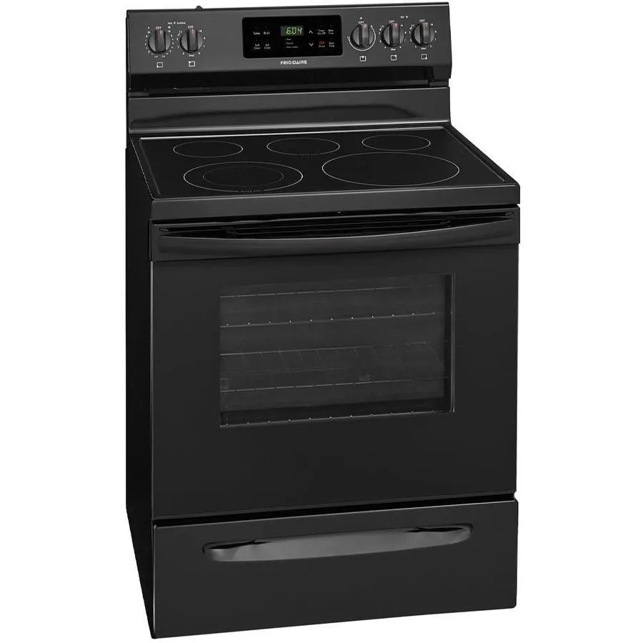 Frigidaire 30-in Smooth Surface 5 Elements 5.4-cu ft Steam Cleaning Freestanding Electric Range (EasyCare Stainless Steel), photo 16 of 18