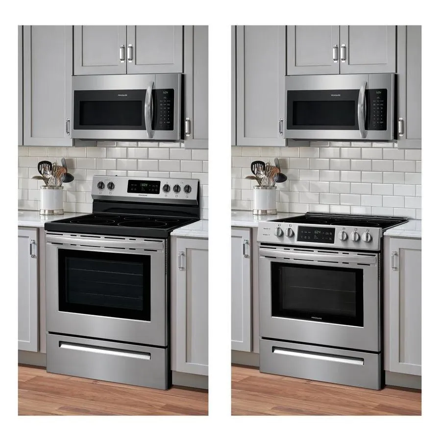 Frigidaire 30-in Smooth Surface 5 Elements 5-cu ft Self-Cleaning Freestanding Electric Range (EasyCare Stainless Steel), photo 13 of 20