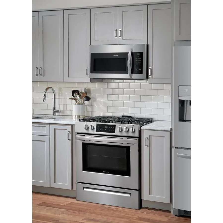 Frigidaire 30-in 5 Burners 5-cu ft Self-Cleaning Freestanding Gas Range (EasyCare Stainless Steel), photo 12 of 19